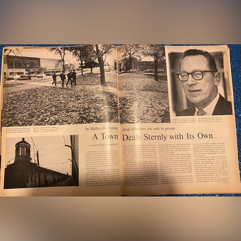 YOUNG NIXON - LIFE MAGAZINE, NOVEMBER 6, 1970 VINTAGE - Picture 5 of 6